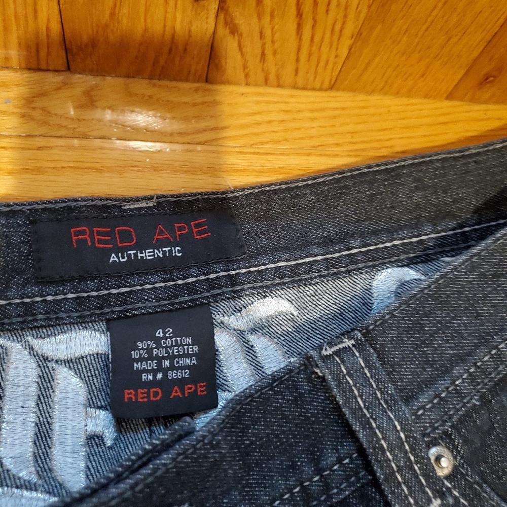 Red ape jeans